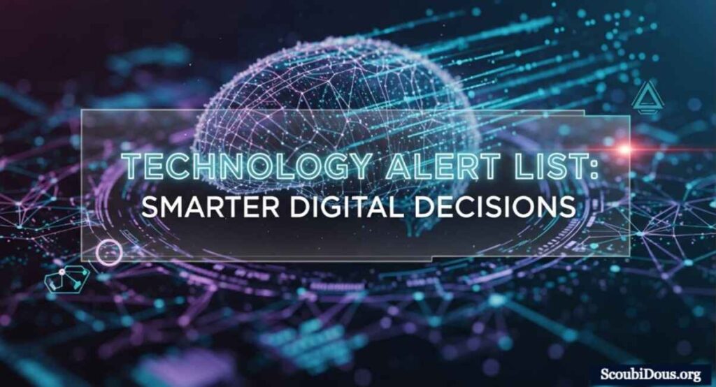 Technology Alert List: Smarter Digital Decisions